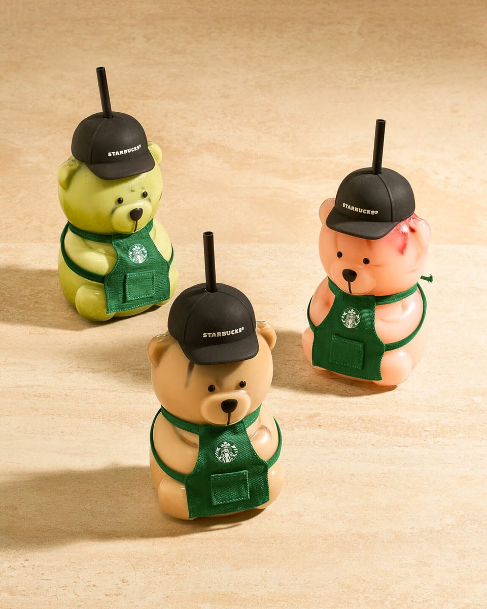 starbucks glass cold cup bearista